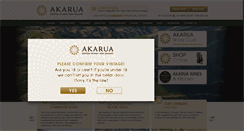 Desktop Screenshot of akarua.com